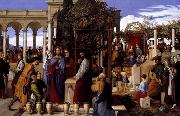 Julius Schnorr von Carolsfeld The Wedding Feast at Cana oil on canvas
